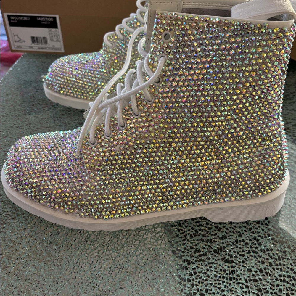 Dr. Air Wair Martens Bling Boots as seen Trisha’s ICONIC Video